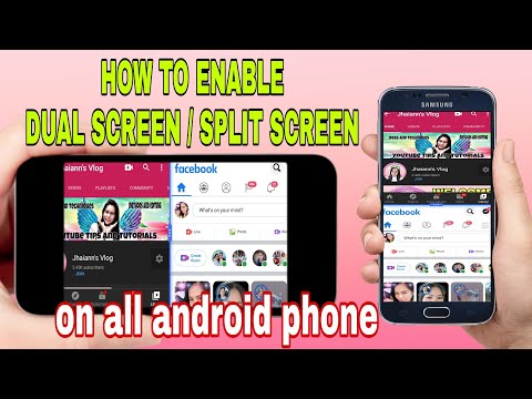 HOW TO ENABLE SPLIT SCREEN MULTITASKING ON ANDROID PHONE / Jhaiann’’s Vlog