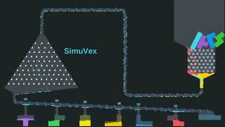 14 Tetris Pieces Shredded | Satisfying Physics  Simulation[2] #satisfyingphysics #Galtonboard 