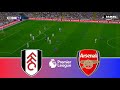 فولهام ضد أرسنال الدوري الإنجليزي الممتاز 25 26 أهداف المباراة كاملة طريقة اللعب في PES 21 