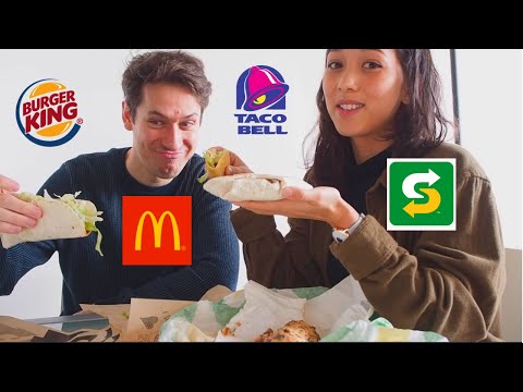 Trying the vegan options at fast food chains in the UK