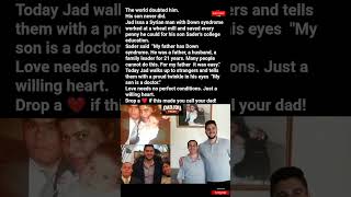 ❤️ They Said He Couldn't Be A Father; He Raised His Son To Become A Doctor!#shorts #doctor