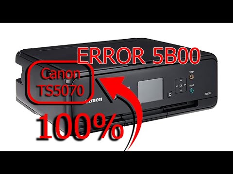 How To Reset The Canon 5B00 Error (EASY WAY) 💯