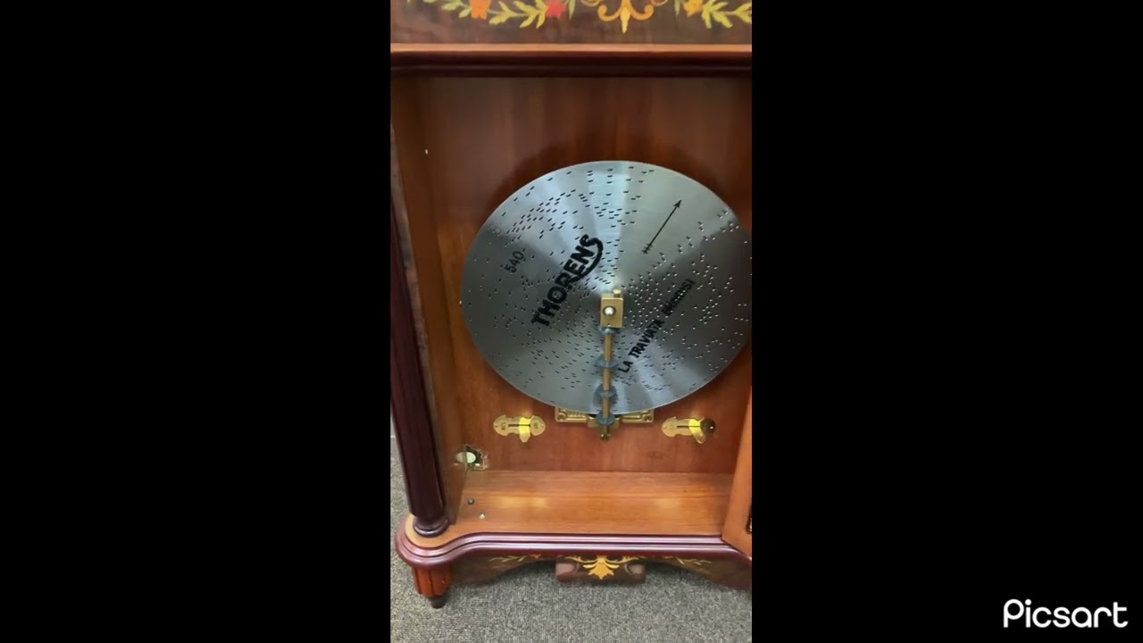 動画あり☆レア☆THORENS トーレンス・ ディスクオルゴール10枚・真鍮