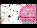 How To Make Planner Stickers With Silhouette Cameo 4 | Cricut Vinyl | Print & Cut | FREE Stickers