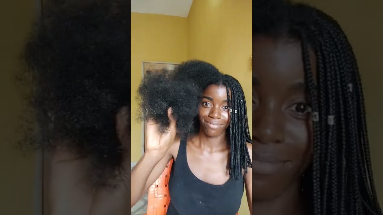 NASTY 3 MONTH OLD BRAID TAKEDOWN 4C NATURAL HAIR DETANGLING ROUTINE FOR HAIR GROWTH LENGTH RETENTION