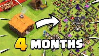 My 4 Month Progress in Clash of Clans! screenshot 4