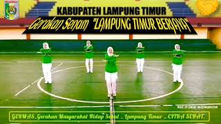 Senam LAMPUNG TIMUR BERJAYA . Gerakan Senam Kabupaten Lampung Timur.