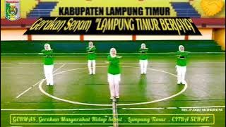 Senam LAMPUNG TIMUR BERJAYA . Gerakan Senam Kabupaten Lampung Timur.