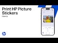 Print and apply HP Picture Stickers | HP printers