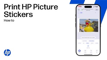Print and apply HP Picture Stickers | HP printers