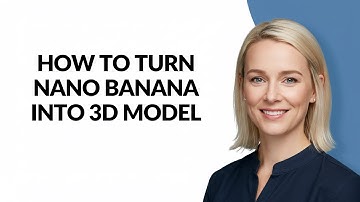How to Turn Nano Banana Into 3d Model - Julia