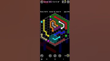 How To Solve Flow Free Hexes Premium 13x13 Mania Level 85 Board Walk Through Solution Walkthrough