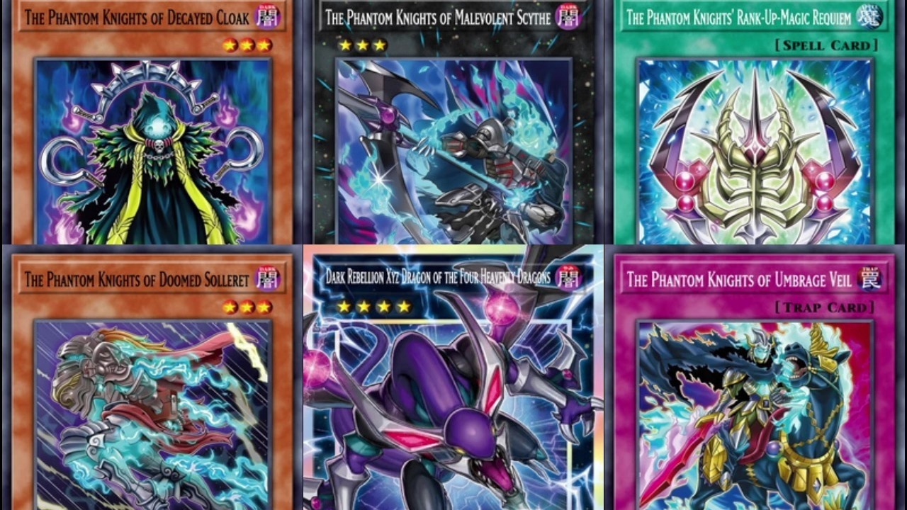 遊戯王ADS/YGOPRO】幻影騎士団マレヴォレンスサイス & 四天の龍 ダーク