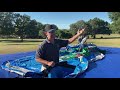 How to set up a water slide