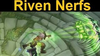 Riven Nerfs - I TOLD YOU!! (to take the wizard's staff...)