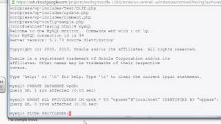 Install WordPress on Centos 6 a sample of google cloud service installation