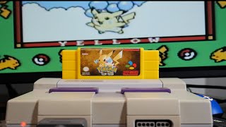 Pokemon Yellow On The SNES