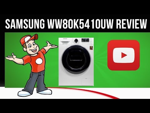 Samsung WW80K5410UW - Washing Machine - WW80K5410UW Review