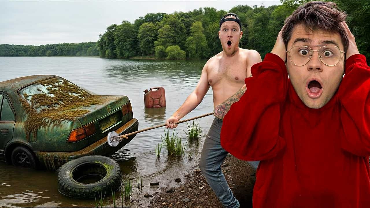 WYŁOWIŁEM SAMOCHÓD MAGNESEM Z JEZIORA!