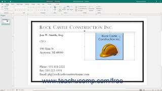 Publisher 2019 & 365 Tutorial Deleting Objects Microsoft Training