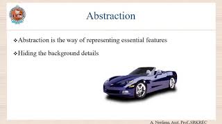 OOPS principles||OOPS||Unit-1||SRKREC||CSE||