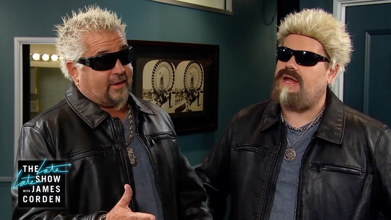 James Corden Steals Guy Fieri’s Look