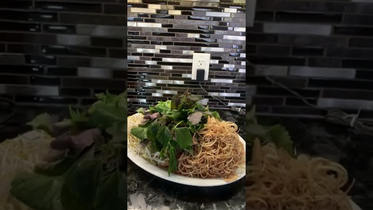 Hue style beef noodle soup