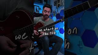 Try this KILLER LICK over ii-V-I #guitarlessons #jazz #bebop#shortsfeed