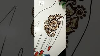 Most easy & beautiful mehndi design?|Beginners mehndi design| Rakhi special design shorts trending