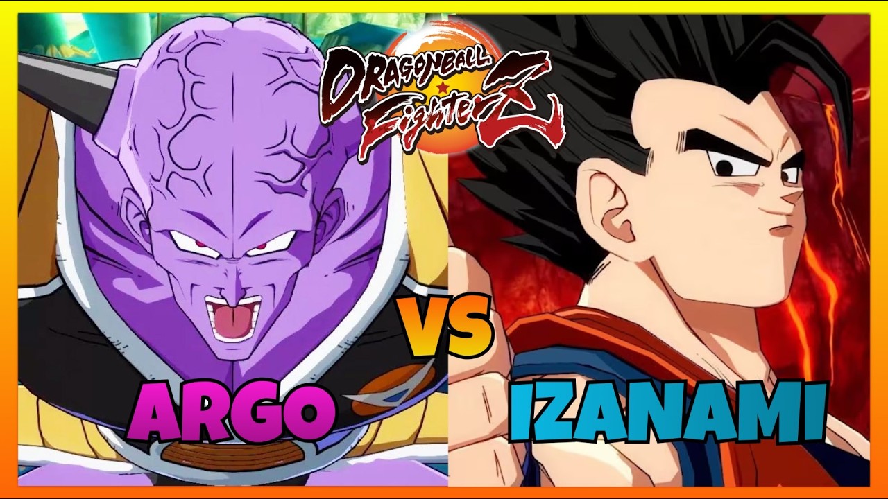 DBFZ - ARGO vs IZANAMI gameplays (Gogeta 4, Ginyu, Janemba vs Jiren, Android 17, Adult Gohan)