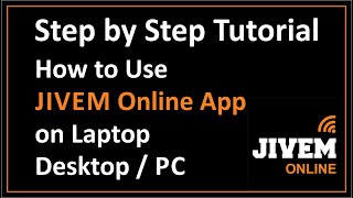 Laptoppc Step By Step Tutorial Jivem Online App