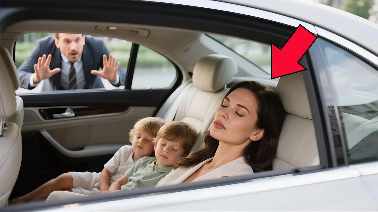 Ao abrir o carro, milionário encontra a ex e dois bebês dormindo — o motivo choca!