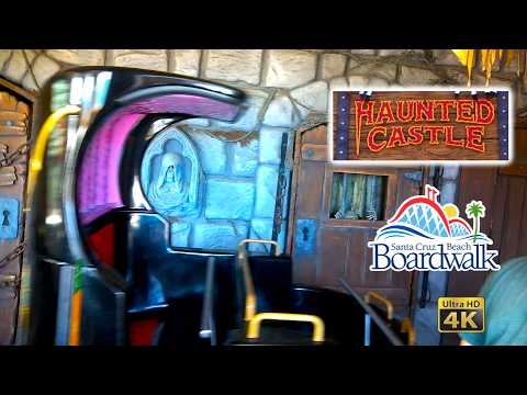 Haunted Castle On Ride Low Light 4K POV Santa Cruz Beach Boardwalk 2026 04 14