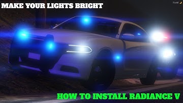 How to Make Emergency Lights Bright in FiveM | Radiance V Tutorial