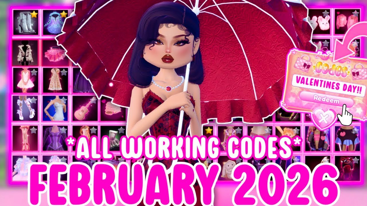 NEW CODES!!! All Working Dress to Impress Codes February 2026 — FREE Rewards & Outfits!