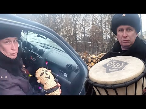 Traffic police officer Bocharov - Are you casting some kind of spell on me now?! / Traffic police...