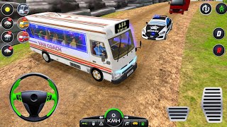 バン・ドライビング・シミュレーター・ゲーム 2026 - リアルなミニコーチバスでオフロード走行 - Androidゲームプレイ screenshot 2