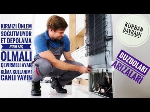 Buzdolabı Ünlem İşareti - Soğutmuyor - Kurban Etleri Depolama-Buzdolabı Ayarı Canlı Yayın Uygulamalı