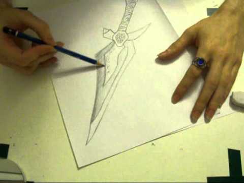 How To Draw Weapons sword 2 part 2