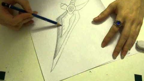 How To Draw Weapons sword 2 part 2