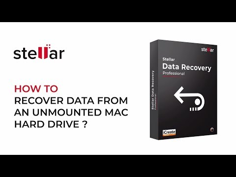 Recover inaccessible files from an unmounted external hard drive on Mac