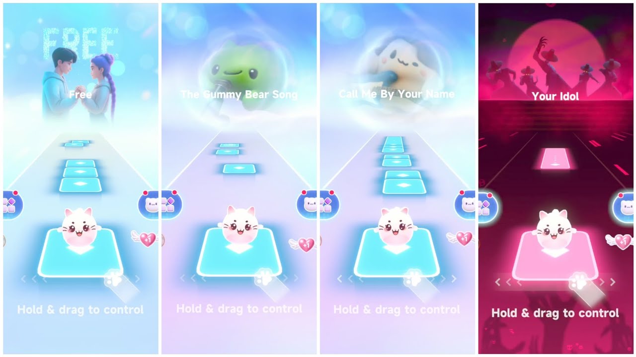 Cute Cats 2 (Free vs The Gummy Bear Song) Saja Boys (Call Me vs Your Idol) Dancing Cats 2 Gameplay 😎