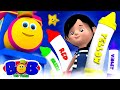 Crayons Colors Song | Learning Video for Kids | Nursery Rhymes & Baby Cartoon Songs - Bob The Train