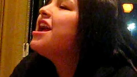 MARSHA MATHIAS singing happy birthday in Pizza Hut...