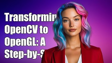 Transforming OpenCV Coordinates to OpenGL: A Step-by-Step Guide
