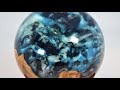 Woodturning - Blue Ocean Hybrid Sphere