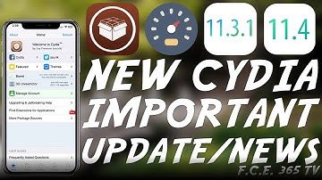 iOS 11.4.x/11.3.x - IMPORTANT CYDIA UPDATE / NEWS!