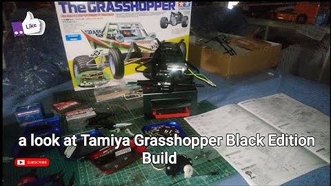 a look at Tamiya Grasshopper Black Edition Build 