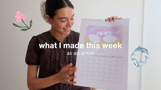 pretty things I made this week in my art studio