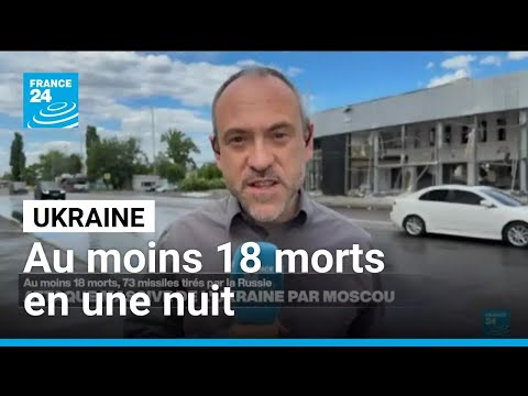 Attaque massive en Ukraine par la Russie : au moins 18 morts dans le pays &bull; FRANCE 24

La Russie a tir&eacute; sur l'Ukraine plus de 600 drones et des dizaines de missiles, dont des missiles balistiques plus difficiles &agrave; d&eacute;jouer par la d&eacute;fense antia&eacute;rienne, a indiqu&eacute; mardi l'arm&eacute;e de l'air ukrainienne apr&egrave;s une nuit dont le bilan est de plusieurs morts. Les explications avec notre correspondant &agrave; Kiev, Gulliver Cragg.

#Attaque #massive #Ukraine #par #Russie